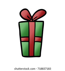 Cartoon-Weihnachtsgeschenk