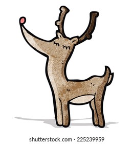cartoon christmas reindeer