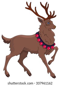 Cartoon Christmas reindeer