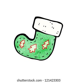 cartoon christmas stocking
