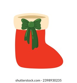 Navidad de caricatura con cinta para la decoración de elementos navideños para la ilustración de vectores de pancartas y plantillas aisladas en fondo blanco
