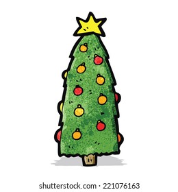 cartoon christmas tree