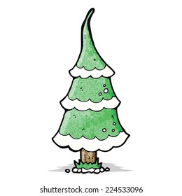 árbol de navidad de dibujos animados