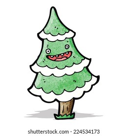 cartoon christmas tree