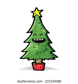 árbol de navidad de dibujos animados