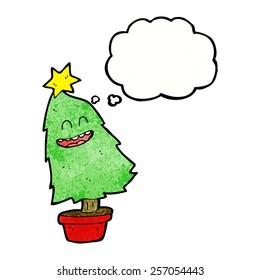 árbol de navidad de dibujos animados