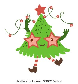 Weihnachtsbaum Vektorgrafik 2.e