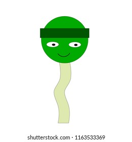 Cartoon chupachups vector illustration