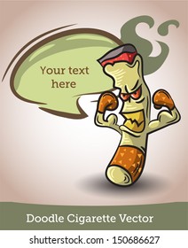 Cartoon cigarette