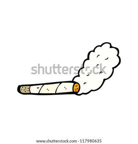 Cartoon Cigarette Stock Vector (Royalty Free) 117980635 - Shutterstock
