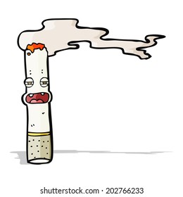 personaje de cigarrillo de dibujos animados