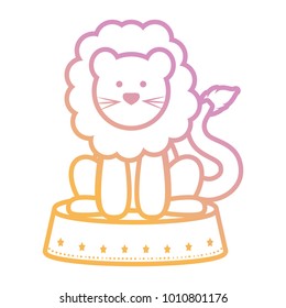 cartoon circus animals design