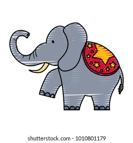 cartoon circus animals design