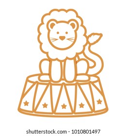 cartoon circus animals design