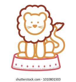 cartoon circus animals design