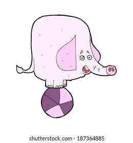 cartoon circus elephant