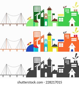 cartoon city