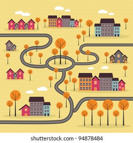 Town Map Cartoon Images, Stock Photos & Vectors | Shutterstock