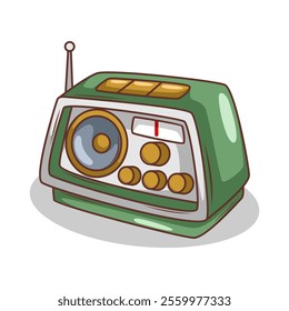 cartoon  classic radio illustration art
