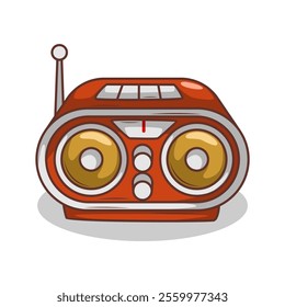 cartoon  classic radio illustration art