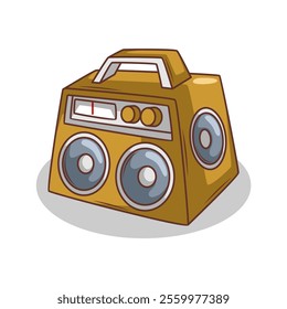 cartoon  classic radio illustration art