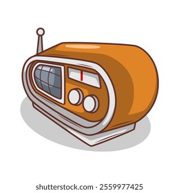 cartoon  classic radio illustration art