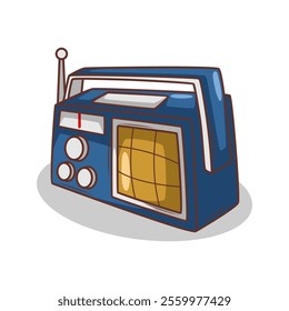 cartoon  classic radio illustration art