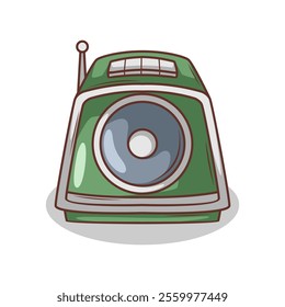 cartoon  classic radio illustration art