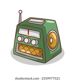 cartoon  classic radio illustration art