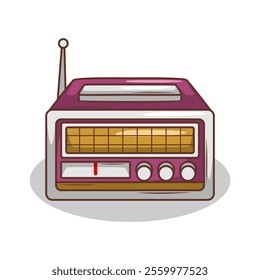 cartoon  classic radio illustration art