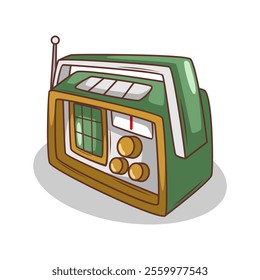 cartoon  classic radio illustration art