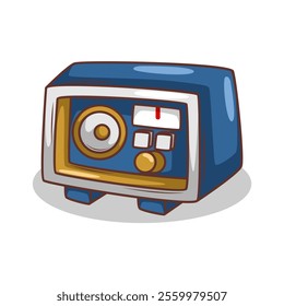 cartoon  classic radio illustration art