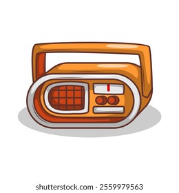 cartoon  classic radio illustration art