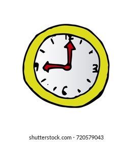 Cartoon of clock