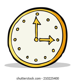 Symbol der Zeichentrickuhr