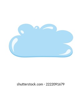 cartoon cloud, bright sky, bubble cloud, cloud template