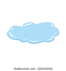 nube de dibujos animados, cielo brillante, nube de burbujas, plantilla de nube