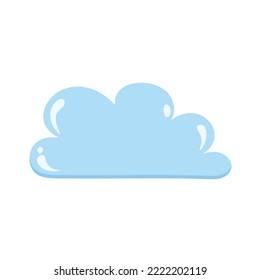 nube de dibujos animados, cielo brillante, nube de burbujas, plantilla de nube