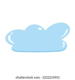 cartoon cloud, bright sky, bubble cloud, cloud template