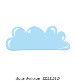 cartoon cloud, bright sky, bubble cloud, cloud template