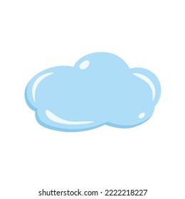 nube de dibujos animados, cielo brillante, nube de burbujas, plantilla de nube