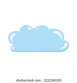 cartoon cloud, bright sky, bubble cloud, cloud template