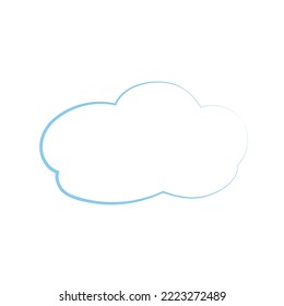 cartoon cloud, bright sky, bubble cloud, cloud template