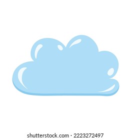 nube de dibujos animados, cielo brillante, nube de burbujas, plantilla de nube