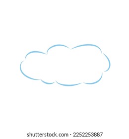 nube de dibujos animados, cielo brillante, nube de burbujas, plantilla de nube