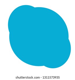 cartoon cloud icon