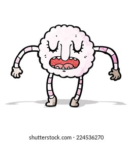 monstruo de la nube de dibujos animados