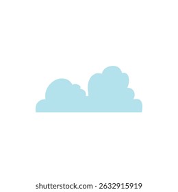 cartoon cloud on white sky. illustration of different weather. rain, storm, lightning, snow. Clouds vector icon. Cloudscape in white background