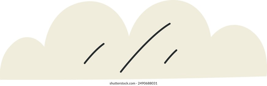 Cartoon Cloud Sky Vector Illustration