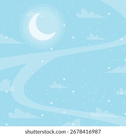 Ilustración vectorial de nubes de dibujos animados – Elementos lindos y mullidos del cielo